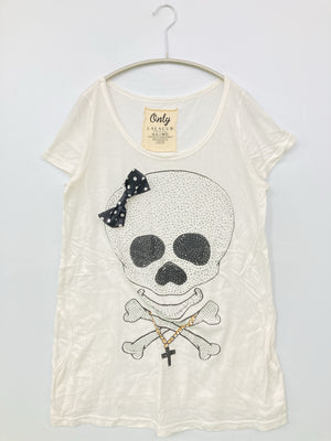 ONLY/オンリー/Tシャツ/カットソー/トップス/ホワイト
