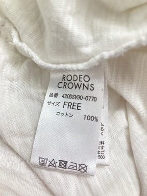 RODEO CROWNS/ロデオクラウンズ/Tシャツ/カットソー/トップス/ホワイト/FREE