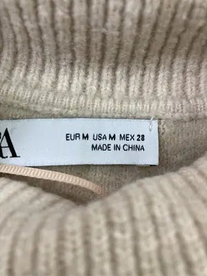 ZARA/ザラ/ニット/セーター/トップス/ベージュ/EUR M