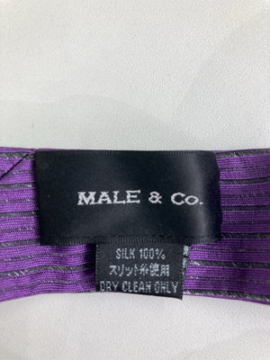 MALE & Co./ネクタイ/ファッション雑貨/パープル