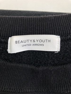 BEAUTY&YOUTH/ビューティーアンドユース/スウェット/トップス/ブラック/M