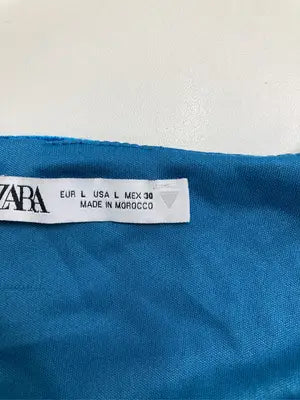 ZARA/ザラ/ワンピース/ワンピース/ドレス/ブルー/L