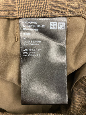 UNIQLO/ユニクロ/スラックス/パンツ/ブラウン/M