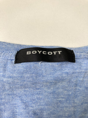 BOYCOTT/ボイコット/Tシャツ/カットソー/トップス/スカイブルー/2