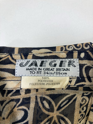 JAEGER/イェーガー/シャツ/ブラウス/トップス/ベージュ/34in 86cm