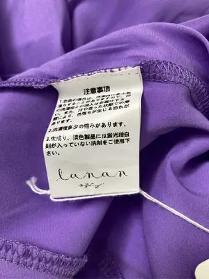 lanan/ラナン/ワンピース/ワンピース/ドレス/パープル