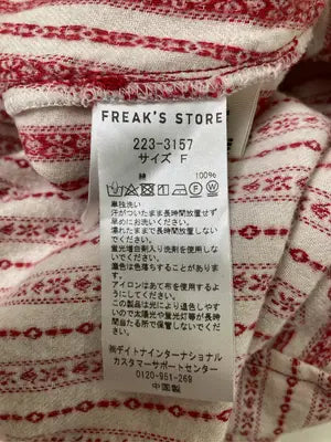 FREAK'S STORE/フリークスストア/シャツワンピース/ワンピース/ドレス/レッド/F