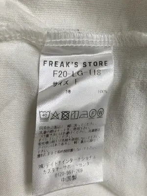 FREAK'S STORE/フリークスストア/Tシャツ/カットソー/トップス/ホワイト/F
