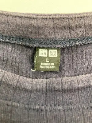 UNIQLO/ユニクロ/Tシャツ/カットソー/トップス/パープル/L