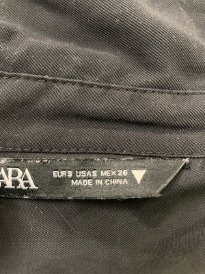 ZARA/ザラ/シャツワンピース/ワンピース/ドレス/ブラック/EUR S/USA S/MEX 26