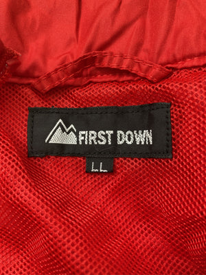 FIRST DOWN/ファーストダウン/ナイロンジャケット/ジャケット/アウター/レッド/LL