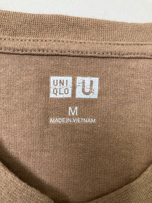 UNIQLO/ユニクロ/Tシャツ/カットソー/トップス/ベージュ/M