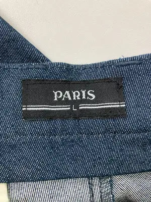 PARIS/パリ/スラックス/パンツ/ネイビー/L