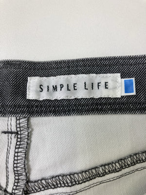SIMPLE LIFE/シンプルライフ/デニムパンツ/パンツ/グレー