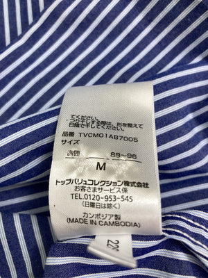 TOPVALU/トップバリュ/シャツ/ブラウス/トップス/ネイビー/M
