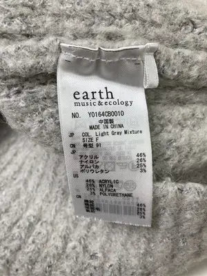 earth music&ecology/アースミュージックアンドエコロジー/ニット/セーター/トップス/グレー/F