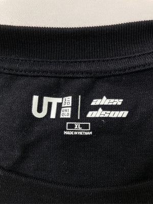 UNIQLO/ユニクロ/Tシャツ/カットソー/トップス/ブラック/XL