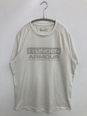 UNDER ARMOUR/アンダーアーマー/Tシャツ/カットソー/トップス/ホワイト/LG