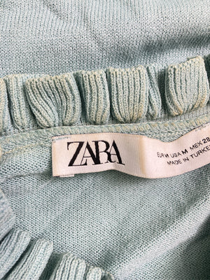 ZARA/ザラ/ニット/セーター/トップス/ライトグリーン/EUR M/USA M/ MEX 28
