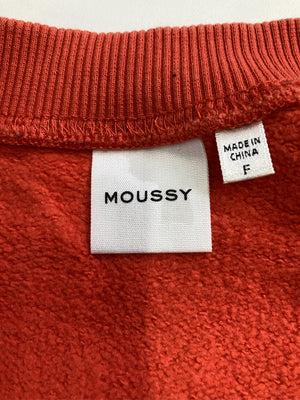 MOUSSY/マウジー/スウェット/トップス/オレンジ/F