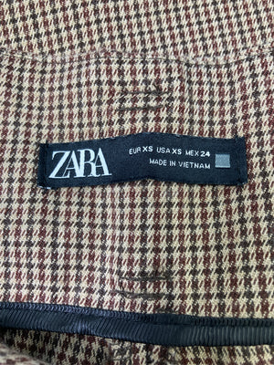 ZARA/ザラ/その他パンツ/パンツ/ブラウン/XS