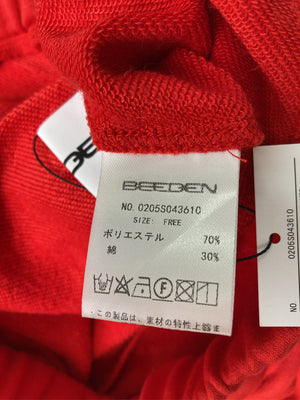 BEEDEN/ジャージ/トラックパンツ/パンツ/レッド/FREE