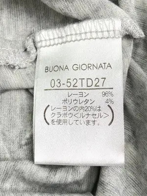 BUONA GIORNATA/ブオーナジョルナータ/Tシャツ/カットソー/トップス/グレー/S