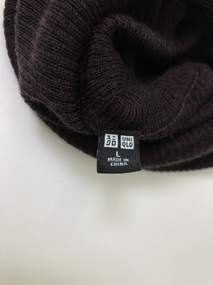 UNIQLO/ユニクロ/ニット/セーター/トップス/ブラウン/L