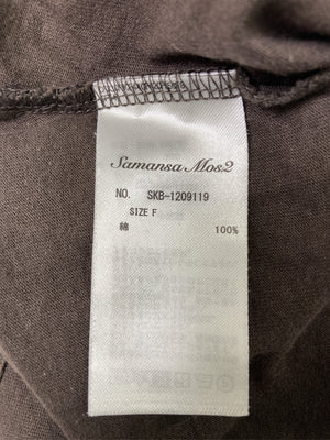 Samansa Mos2/サマンサモスモス/ノースリーブ/トップス/ブラウン/F