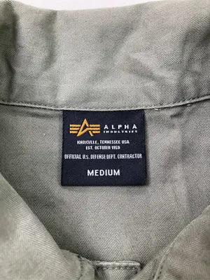 ALPHA INDUSTRIES/アルファインダストリーズ/シャツ/ブラウス/トップス/カーキ/M