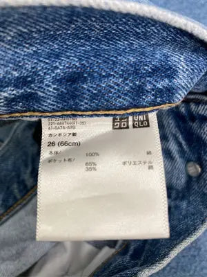 UNIQLO JEANS/ユニクロジーンズ/デニムパンツ/パンツ/ブルー/26