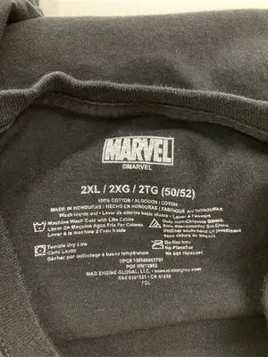 MARVEL/マーベル/Tシャツ/カットソー/トップス/ブラック/2XL