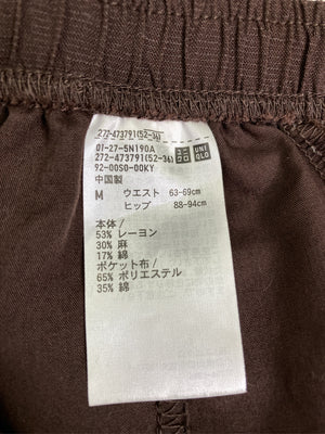 UNIQLO/ユニクロ/その他パンツ/パンツ/ブラウン/M