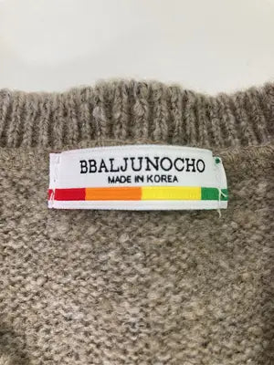 BBALJUNOCHO/バルジュノチョ/ニット/セーター/トップス/ブラウン