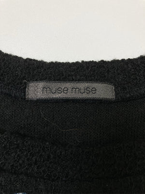 muse muse/ミューズミューズ/ニット/セーター/トップス/ブラック
