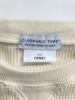 CIAOPANIC TYPY/チャオパニックティピー/Tシャツ/カットソー/トップス/アイボリー/ONE