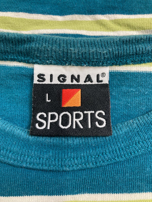 SIGNAL SPORTS/シグナルスポーツ/Tシャツ/カットソー/トップス/ブルー/L