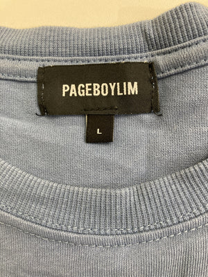 PAGEBOYLIM/ページボーイリム/Tシャツ/カットソー/トップス/ブルー/L