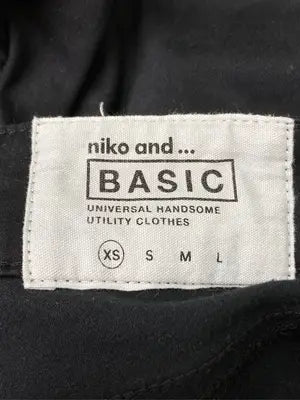 niko and .../ニコアンド/その他パンツ/パンツ/ブラック/XS