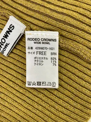 RODEO CROWN/ロデオクラウンズ/ニット/セーター/トップス/ブラウン/F