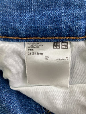 UNIQLO JEANS/ユニクロジーンズ/デニムパンツ/パンツ/ブルー/23(58.5cm)