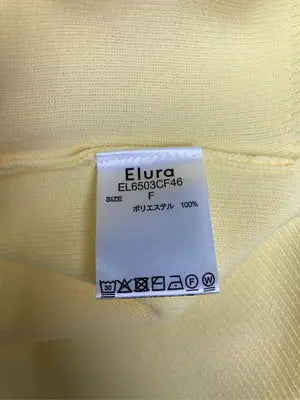 Elura/エルーラ/カーディガン/ボレロ/トップス/イエロー/F