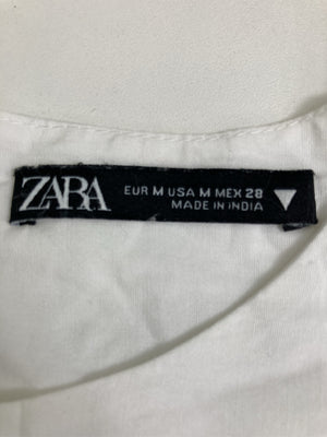 ZARA/ザラ/シャツ/ブラウス/トップス/ホワイト/M