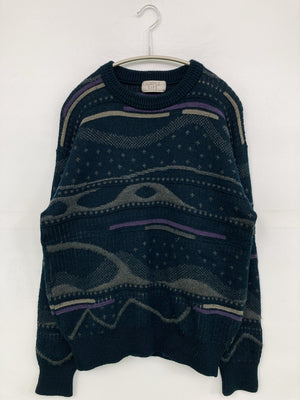 SIMPLE LIFE/シンプルライフ/ニット/セーター/トップス/グリーン/M