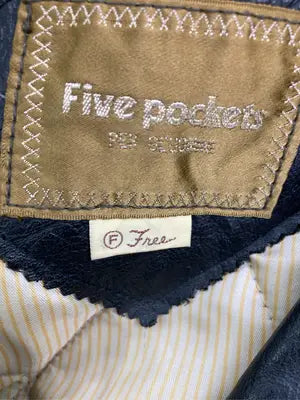 FIVE POCKETS/レザージャケット/ジャケット/アウター/ブラック/Free