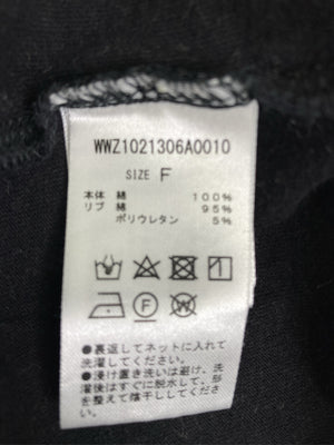 W.W.G/フーズフーギャラリー/Tシャツ/カットソー/トップス/ブラック/F