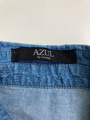 AZUL by MOUSSY/アズールバイマウジー/シャツ/ブラウス/トップス/スカイブルー/M