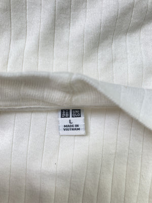 UNIQLO/ユニクロ/Tシャツ/カットソー/トップス/ホワイト/L