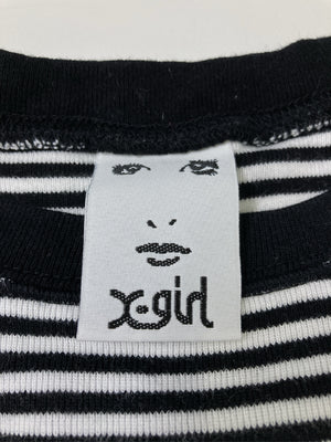 X-GIRL/エックスガール/Tシャツ/カットソー/トップス/ブラック/1
