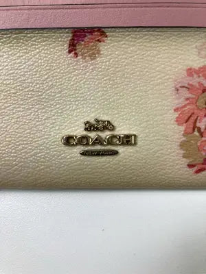 COACH/コーチ/カードケース/財布/小物/アイボリー